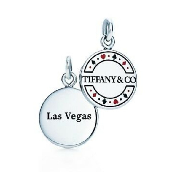 RARE Auth Tiffany & Co. Las Vegas Poker Chip Charm - Picture 12 of 12